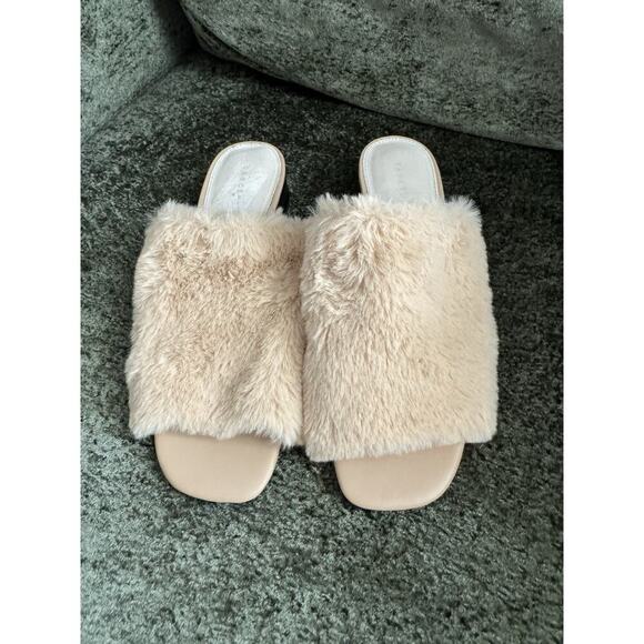 3 for $9 Sancturary Furry Leather Slip On Mules 7 EUC Rascal - Picture 4 of 9